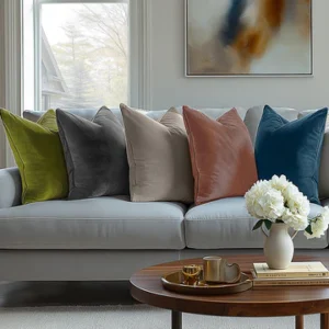 Lux Draperii Design , decor, Plush Velvet Cushion Covers